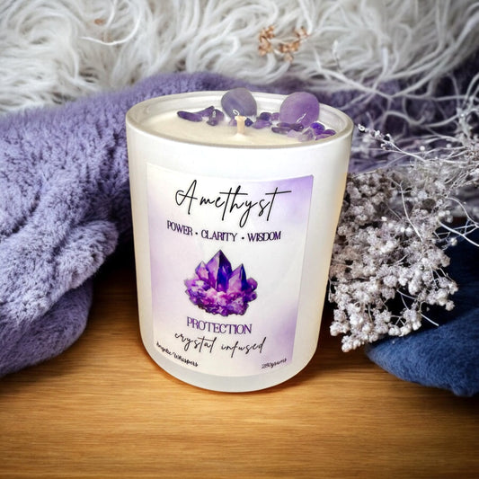 Crystal Infused Candles