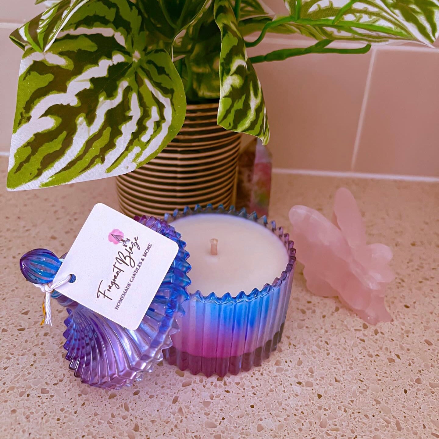 Mini Glass Carousel Scented Candle