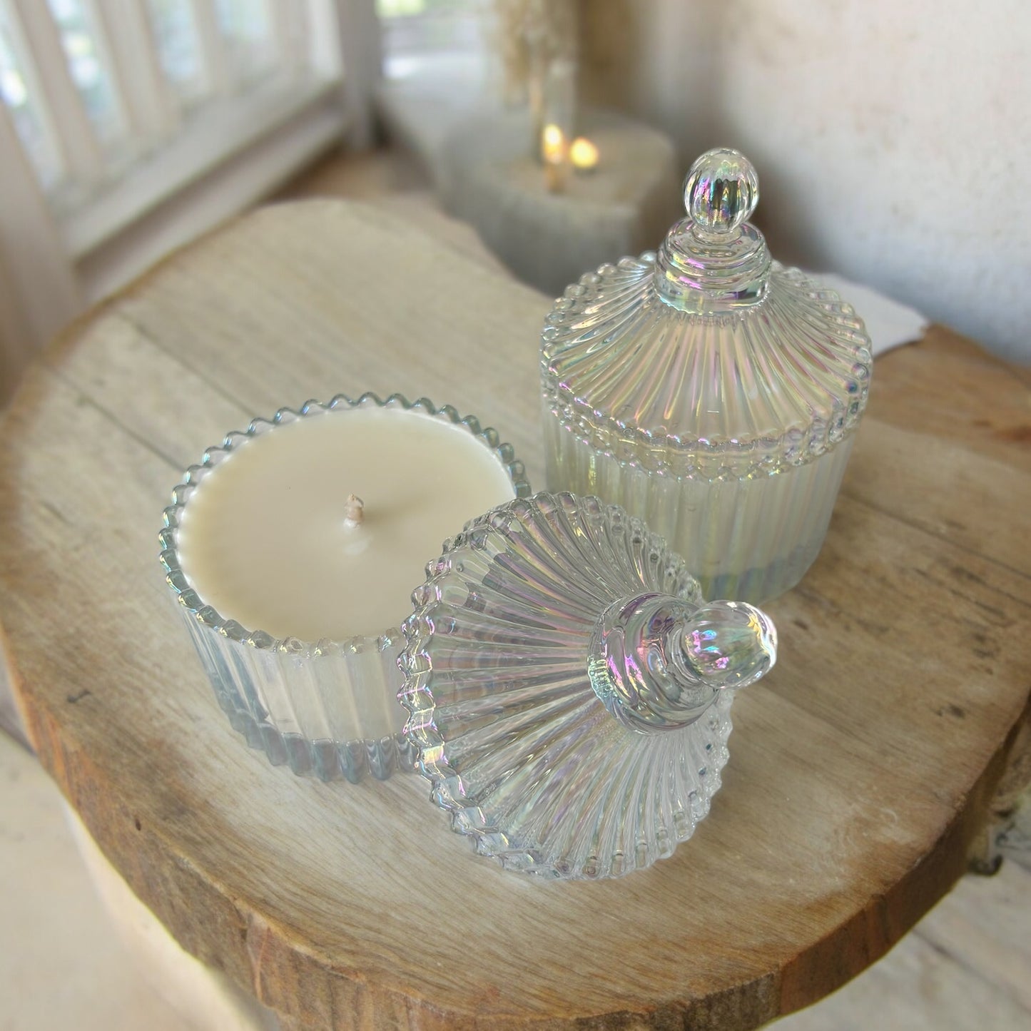 Mini Glass Carousel Scented Candle